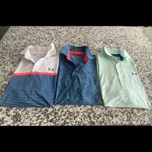 Under Armor Golf Polos Size M